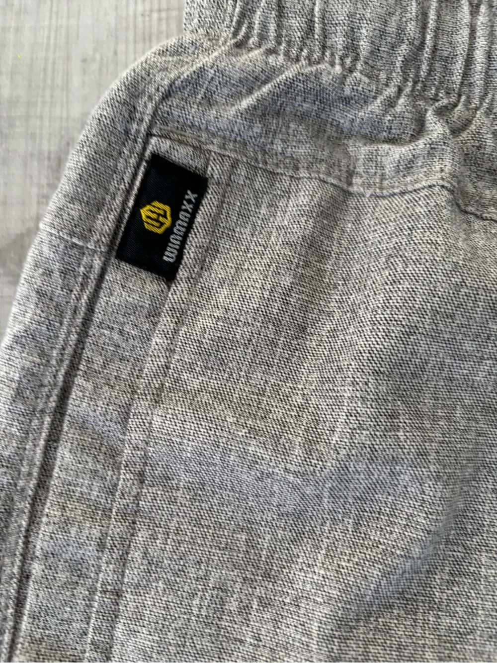 Men's Gray Drawstring Casual Linen Pants